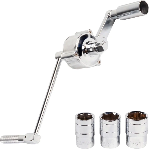 Гайковерт Airline механич. 1/2" 800Нм 1:16 с головками 17, 19, 21мм пласт. кейс ATAB100 фото 5 Гайковерт Airline механич. 1/2" 800Нм 1:16 с головками 17, 19, 21мм пласт. кейс ATAB100 фото 5