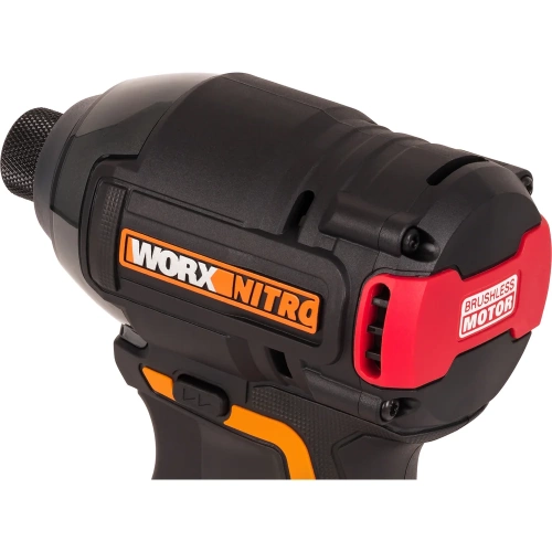 Винтоверт ударный бесщеточный аккумуляторный WORX 20В, 200Нм, 2Ач х2, ЗУ 2А, кейс WX265 фото 8 Винтоверт ударный бесщеточный аккумуляторный WORX 20В, 200Нм, 2Ач х2, ЗУ 2А, кейс WX265 фото 8