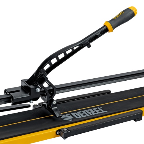 Плиткорез рельсовый 1000х16мм, каретка на подш., стальная станина, усил. рукоятка-пенал Denzel фото 6