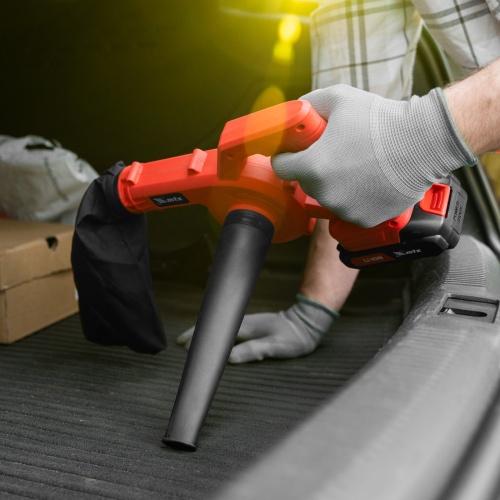 Воздуходувка-пылесос акк. портативная, LB-185, 35 м/с, 170 м3/ч, Li-Ion, 20 В MTX фото 48