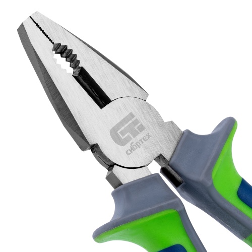 Плоскогубцы комбинированные, 200 мм, фосфатирование, трехкомпонентные рукоятки Сибртех фото 6