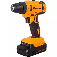 Аккумуляторная дрель-шуруповерт Вихрь ДА-20Л-2КА с набором оснастки, 65 предметов 72/14/36