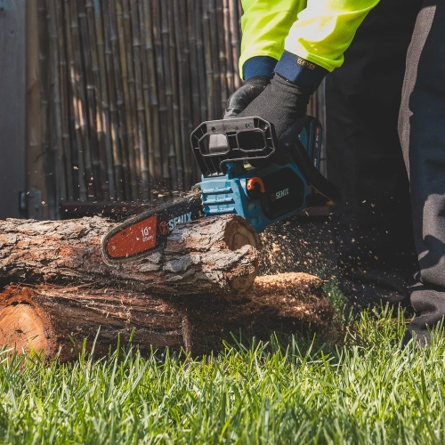 Пила аккумуляторная цепная SENIX серии X2 20В БЕЗ АКБ и ЗУ CSX2-M-EU-0 фото 3 Пила аккумуляторная цепная SENIX серии X2 20В БЕЗ АКБ и ЗУ CSX2-M-EU-0 фото 3