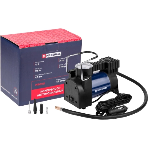 Компрессор автомобильный MARSHALL 45 л/мин MR0101 фото 5