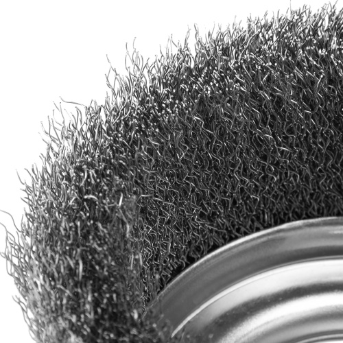 Щетка для УШМ, 125 мм, М14, "чашка", витая проволока Сибртех фото 5