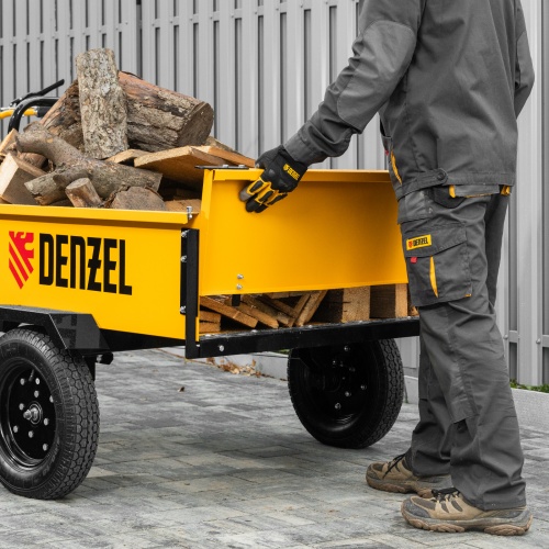 Прицеп для мотоблока TT-500, оцинк., груз. 500 кг, рег. сцепка, колеса 4.00-10, в упаковке Denzel фото 28 Прицеп для мотоблока TT-500, оцинк., груз. 500 кг, рег. сцепка, колеса 4.00-10, в упаковке Denzel фото 28