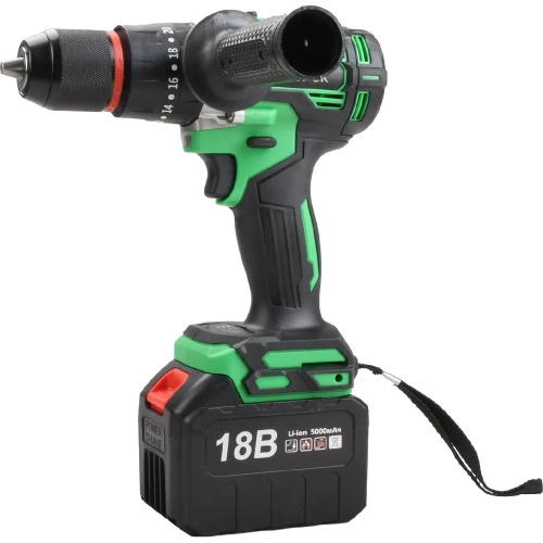 Аккумуляторная ударная дрель-шуруповерт Zitrek Green Impact 18V (18В, Li-ion 2x5.0Ач) 063-4046 фото 10 Аккумуляторная ударная дрель-шуруповерт Zitrek Green Impact 18V (18В, Li-ion 2x5.0Ач) 063-4046 фото 10