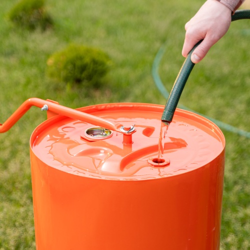 Каток газонный 70л, ручной, наливной, пробка-болт Сибртех фото 16