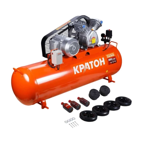 Масляный компрессор с ременным приводом Кратон AC-850-300-BDV 3 01 01 045 фото 9