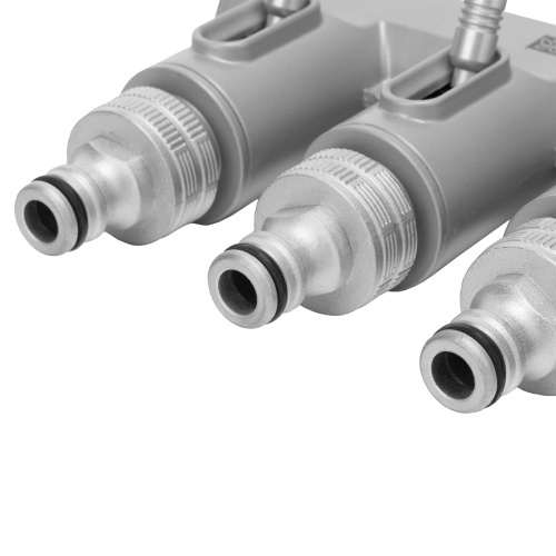 Разветвитель четырехканальный, с внутренней резьбой 3/4", алюминий, LUXE Palisad фото 6