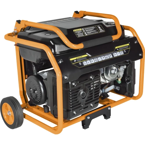 Генератор CARVER PPG- 6500АM бензин LT-188F, 5,0/5,5кВт, 220В, бак 33 л, колеса 01.020.00029 фото 3