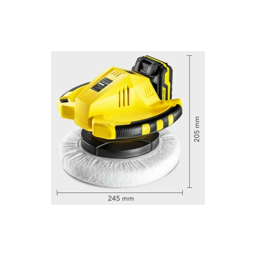 Аккумуляторная эксцентриковая полировальная машина TROTEC PPOS 10-20 V 4450000101 фото 9