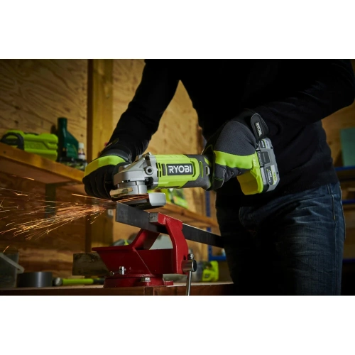 Углошлифмашина Ryobi ONE+ RAG18115-0 5133005402 фото 8