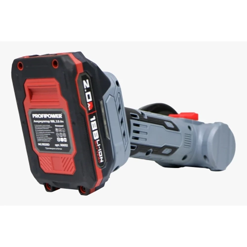Аккумуляторная бесщеточная Profipower МИНИ УШМ DGA-18B (18В, 76мм, Li-ion-2шт, 2.0Ач, 0-20000об/мин, З/У,в кейсе) E0240 фото 7 Аккумуляторная бесщеточная Profipower МИНИ УШМ DGA-18B (18В, 76мм, Li-ion-2шт, 2.0Ач, 0-20000об/мин, З/У,в кейсе) E0240 фото 7