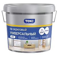 Лак паркетный Текс Профи водоразбавляемый глянцевый 5 л