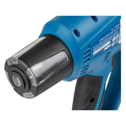 Аккумуляторный заклепочный пистолет BULL CRG 1018 в чемодане XLTpro, бесщеточный, 25 мм, 10000 Н, 1x4 А*ч 1304594 фото 5 Аккумуляторный заклепочный пистолет BULL CRG 1018 в чемодане XLTpro, бесщеточный, 25 мм, 10000 Н, 1x4 А*ч 1304594 фото 5