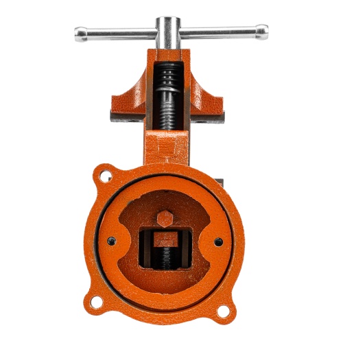 Тиски слесарные, 100 мм, поворотные, с наковальней Sparta фото 6