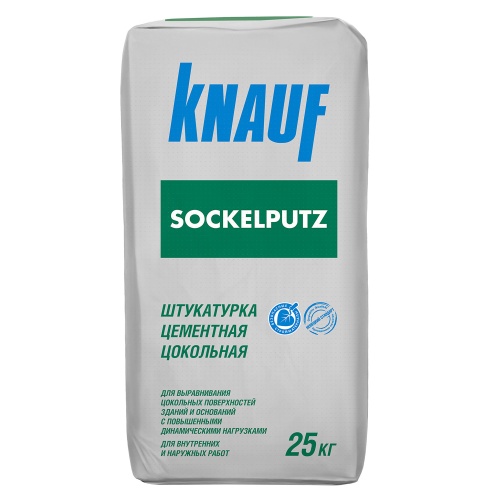 Штукатурка цементная цокольная Knauf Зокельпутц 25 кг фото 4