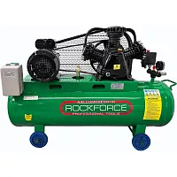 Компрессор 3-х поршневой Rockforce с ременным приводом (3.0кВт, ресивер 100л, 360л/м, 220В) RF-TB290-150/220V/(62485)