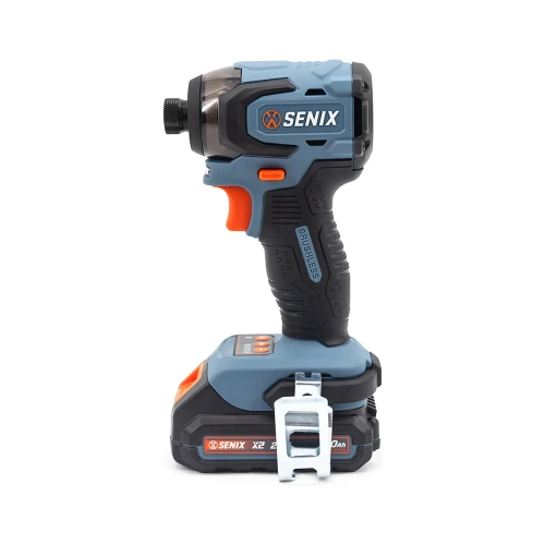Импульсный шуруповерт SENIX X2 20В, 180Нм, 1х4Ач, ЗУ, кейс PDIX2-M6-EU фото 5 Импульсный шуруповерт SENIX X2 20В, 180Нм, 1х4Ач, ЗУ, кейс PDIX2-M6-EU фото 5