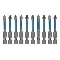 Набор бит торсионных PH2x50 мм, для ударных шуруповертов, отрывн., 10 шт Gross