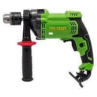Дрель электрическая ударная PROCRAFT 1350Вт, 0-2950 об/мин, 0-47200 уд/мин PS1350