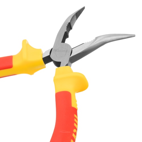 Длинногубцы изогнутые Insulated, 160 мм, двухкомпонентные рукоятки Matrix Professional фото 4