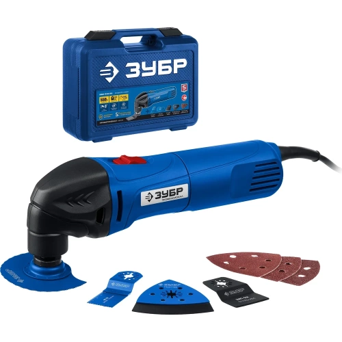 Реноватор с набором насадок ЗУБР Профессионал 550 Вт, кейс МФИ-П550 КН