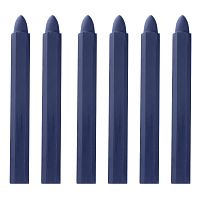 Мелки разметочные восковые синие, 120 мм, коробка 6 шт Matrix