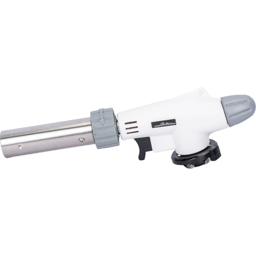 Газовая горелка с пьезоподжигом Airline на цанговый баллон, анти-вспышка, регулятор воздуха, 20x6x4 см AGT-03