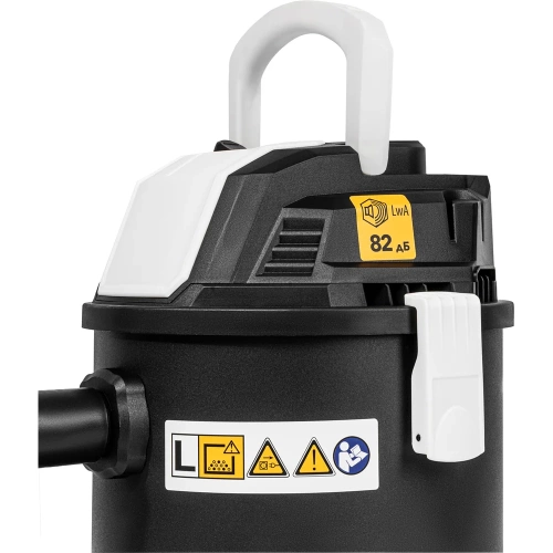 Пылесос строительный KRANZ KR15, 1200Вт, 15л, 4м KR-16-1115 фото 10