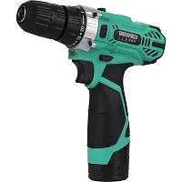 Дрель аккумуляторная TRUSTFIELD 20В, 28Нм, БЗП 10мм, 2 ск., 0-350/0-1350об/мин, 2 акб 1.5Ач,ЗУ ETCD-18.2.1