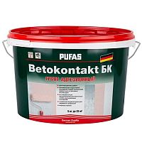 Грунт адгезионный Pufas Betokontakt БК морозостойкий 5 кг/3,06 л