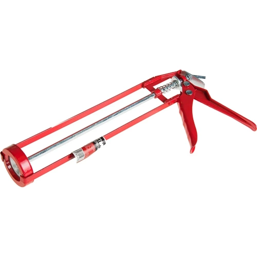 Пистолет для герметика ЛОМ скелетный шестигранный шток, 225 мм 1935498 фото 4