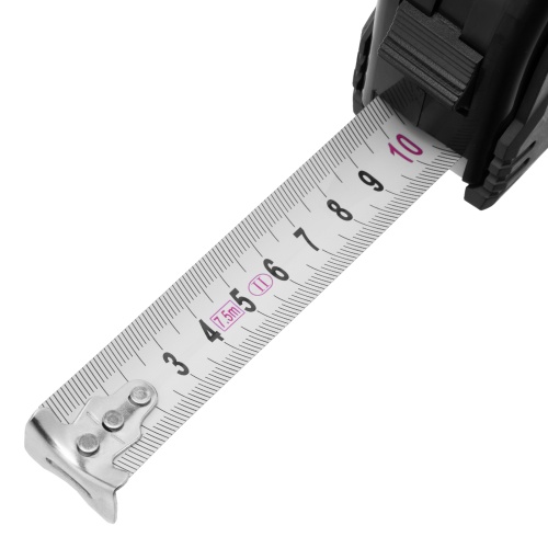 Рулетка Black,7,5 м х 25 мм,обрезиненный корпус Matrix фото 6