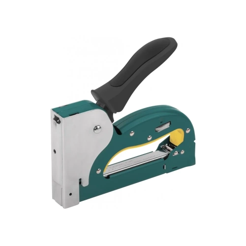 Степлер для узких скоб FIT тип 53, 4-14 мм, регулировка силы удара, рессорный механизм, металлический корпус 32122 Степлер для узких скоб FIT тип 53, 4-14 мм, регулировка силы удара, рессорный механизм, металлический корпус 32122