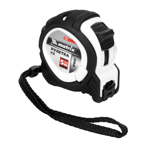 Рулетка Neon,5 м x 19 мм,обрезиненный корпус,3 фиксации,Pro Matrix