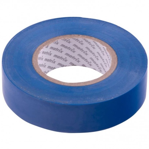 Изолента ПВХ Matrix 88777 синяя 19 мм 20 м Изолента ПВХ Matrix 88777 синяя 19 мм 20 м