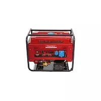 Генератор бензиновый электрический POWERAC 6.5 кВт, 220В, 15л.с., электростартер + АКБ PR7500H2E