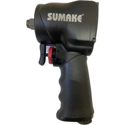 Укороченный ударный гайковерт SUMAKE 1/2 с набором головок 9-20, 813 Nm ST-IW1040-K