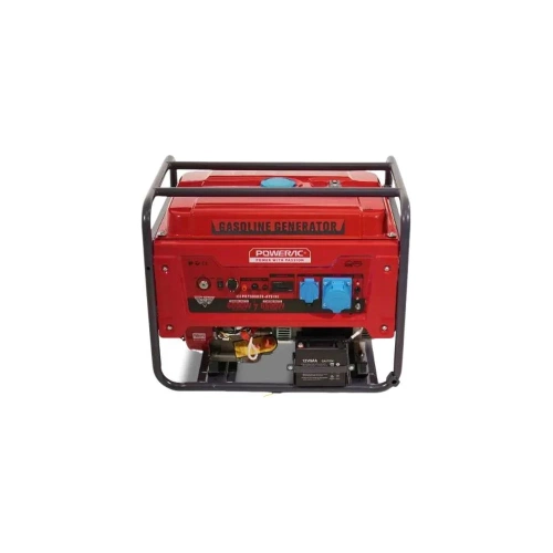 Генератор бензиновый электрический POWERAC 6.5 кВт, 220В, 15л.с., электростартер + АКБ PR7500H2E Генератор бензиновый электрический POWERAC 6.5 кВт, 220В, 15л.с., электростартер + АКБ PR7500H2E