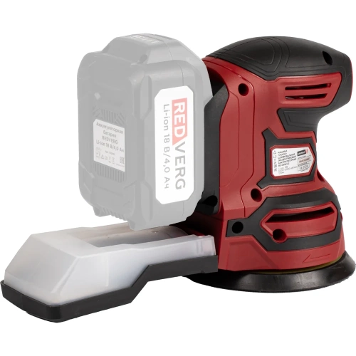 Машина плоско-шлифовальная эксцентриковая аккумуляторная REDVERG RD-OS18/U2 (без акк, без з/у) 00006686416 фото 4