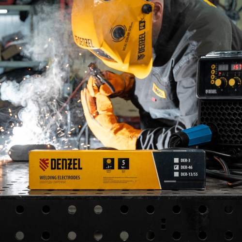 Электроды DER-46, диам. 3 мм, 5 кг, рутиловое покрытие Denzel фото 8