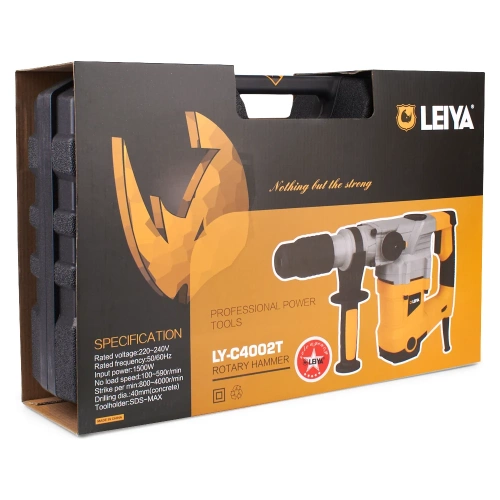 Перфоратор LEIYA SDS-MAX LY-C4002T 0839 фото 6 Перфоратор LEIYA SDS-MAX LY-C4002T 0839 фото 6