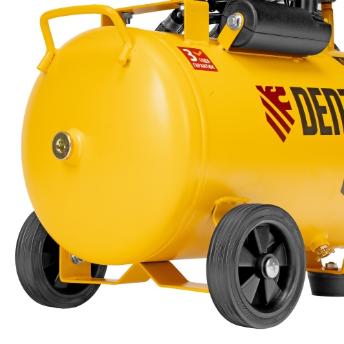 Компрессор безмасл. малошумный DLP-950/24, 950Вт,24 л, 2850 об/мин, 170 л/мин Denzel фото 15