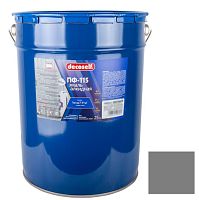 Эмаль Pufas Decoself ПФ-115 серая 25 кг/18,7 л