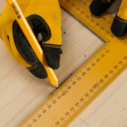 Угольник стальной, 400 х 600 мм Denzel фото 8