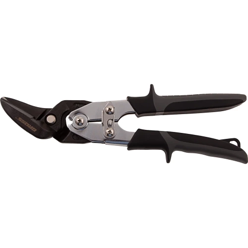 Ножницы по металлу, усиленные, 255 мм, прямой и левый рез, сталь СrMo, двухкомпонентные рукоятки GROSS PIRANHA 78349 фото 5 Ножницы по металлу, усиленные, 255 мм, прямой и левый рез, сталь СrMo, двухкомпонентные рукоятки GROSS PIRANHA 78349 фото 5