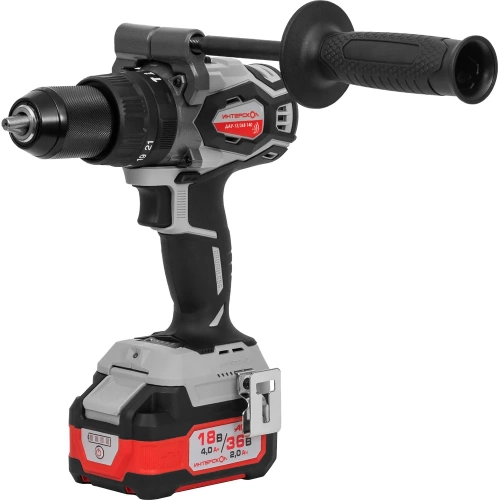 Бесщеточная ударная аккуммуляторная дрель-шуруповерт Интерскол ДАУ-13/36В 140 Li-ion АПИ (кейс, 2 аккум. 2,0Ач, ЗУ) 852.2.2.70 Бесщеточная ударная аккуммуляторная дрель-шуруповерт Интерскол ДАУ-13/36В 140 Li-ion АПИ (кейс, 2 аккум. 2,0Ач, ЗУ) 852.2.2.70