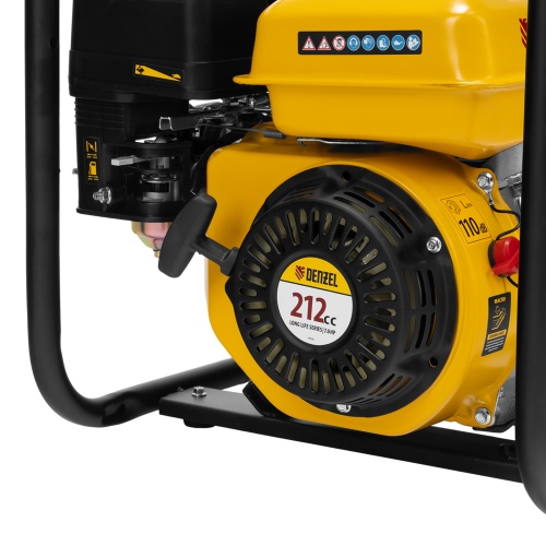 Мотопомпа бензиновая для грязной воды PX-80D7, 7 л.с., 3", 1300 л/мин, глуб 8 м,напор 30 м Denzel фото 8